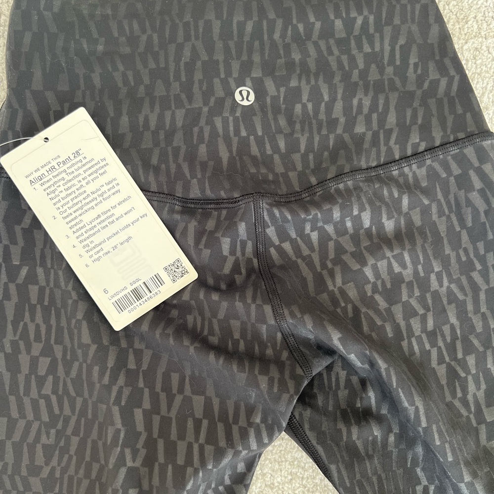 Lululemon Align HR Pant 28” size 6